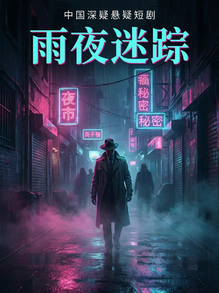 12影城网 悬疑追踪短剧 - 雨夜迷踪海报